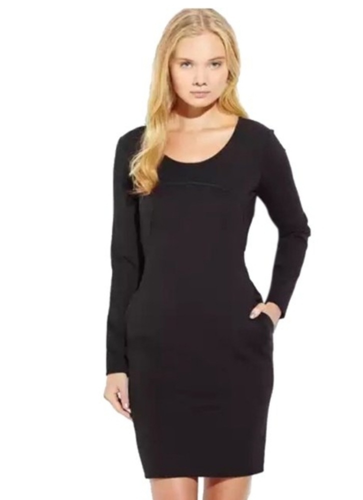 Walter baker exposed zipper dress w/pockets
